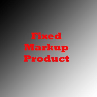 fixed markup
