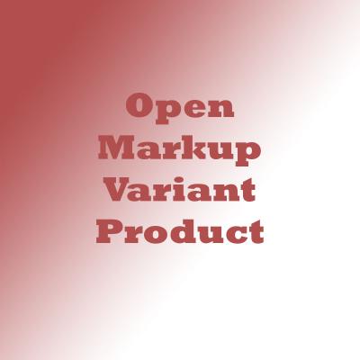 Variant Product Open Markup